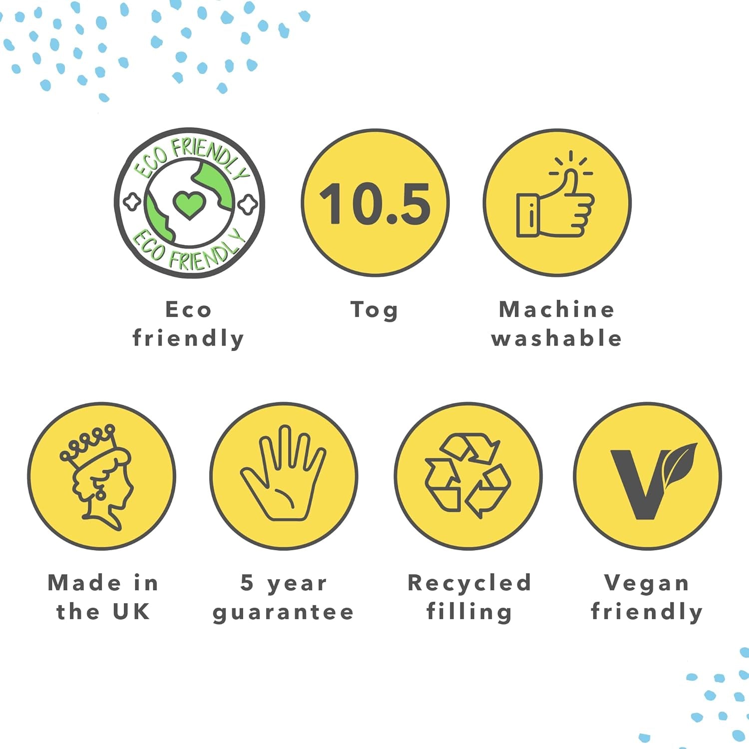 Plapumă Snug Just Right, 10.5 tog, fibră goală, alb, pat dublu Plapumi si pilote Naty Shop