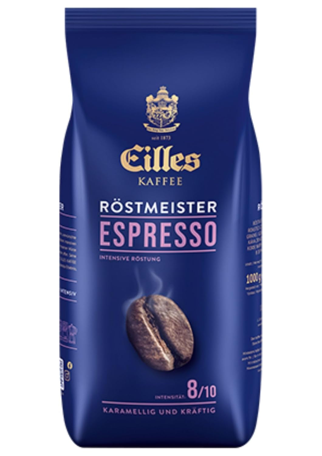 EILLES Café Expresso 4x 1000g (4000g) - Café expresso en grains de qualité supérieure