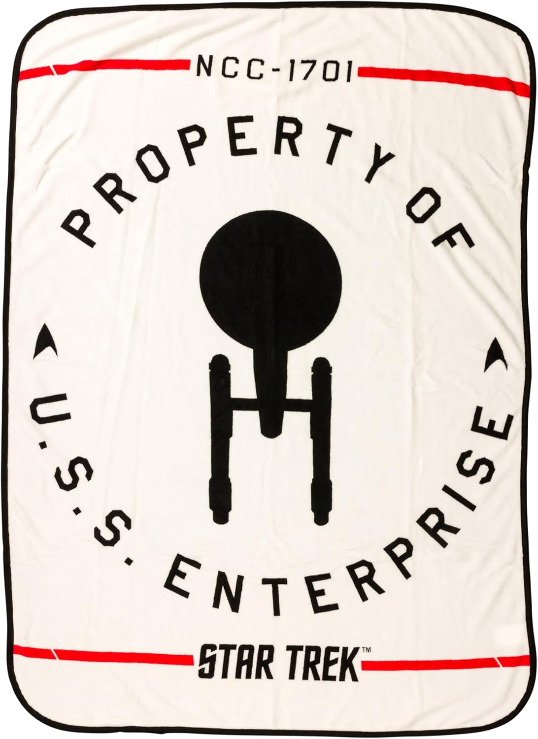 Couverture suspendue Silver Buffalo Garfield, polaire, 114,3 X 152,4 cm Lits et couvertures Silver Buffalo Star Trek