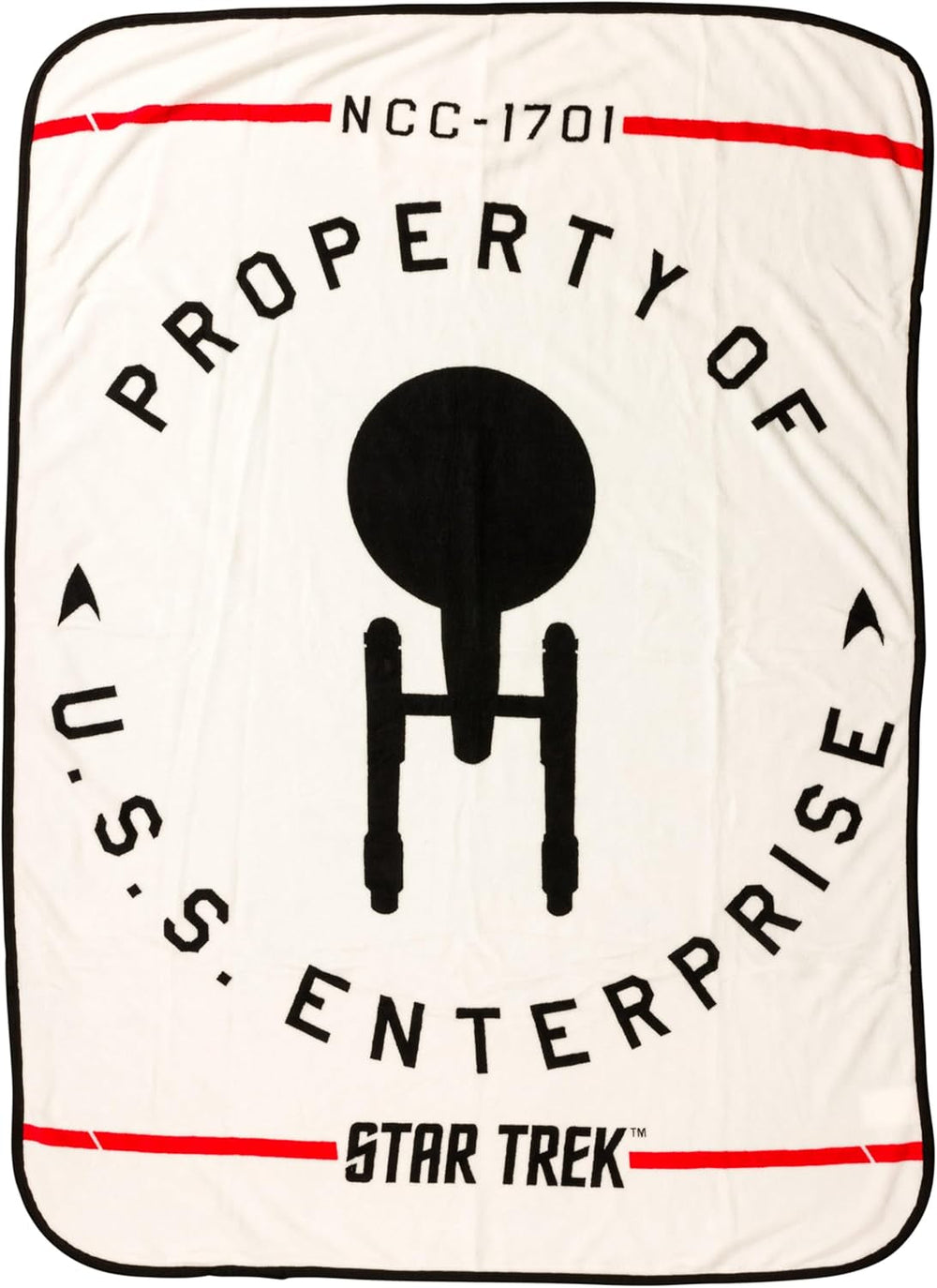 Couverture suspendue Silver Buffalo Garfield, polaire, 114,3 X 152,4 cm Lits et couvertures Silver Buffalo Star Trek