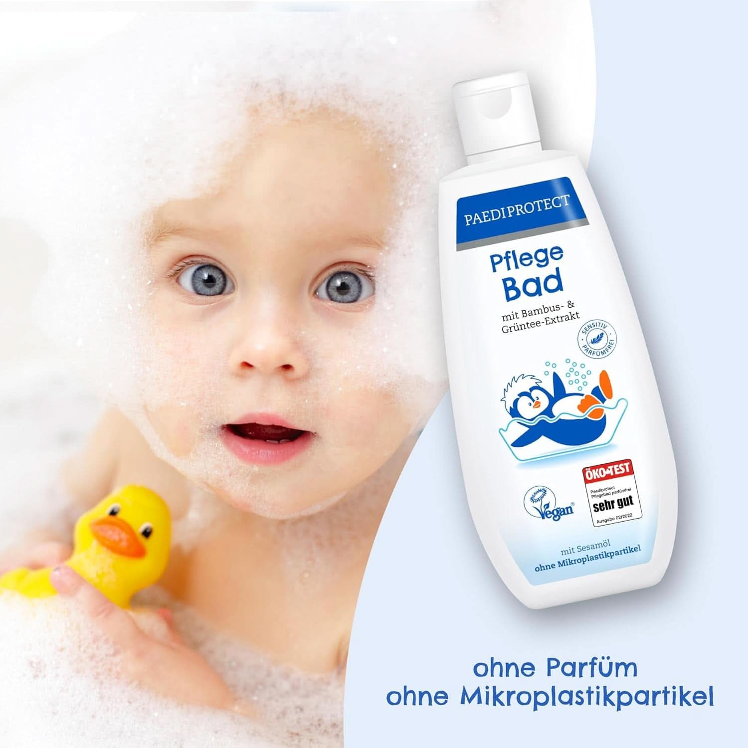 Aditiv PAEDIPROTECT pentru baie 250 ml, fara parfum si microplastice Mama si Copilul Naty Shop
