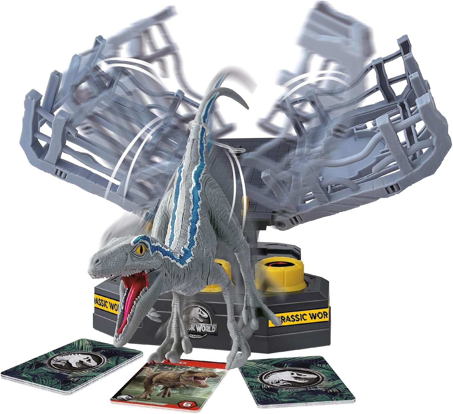 EPOCH Games, Jurassic World - Cage Breaker, 7523, jouet dinosaure, jeu de société pour enfants à partir de 4 ans