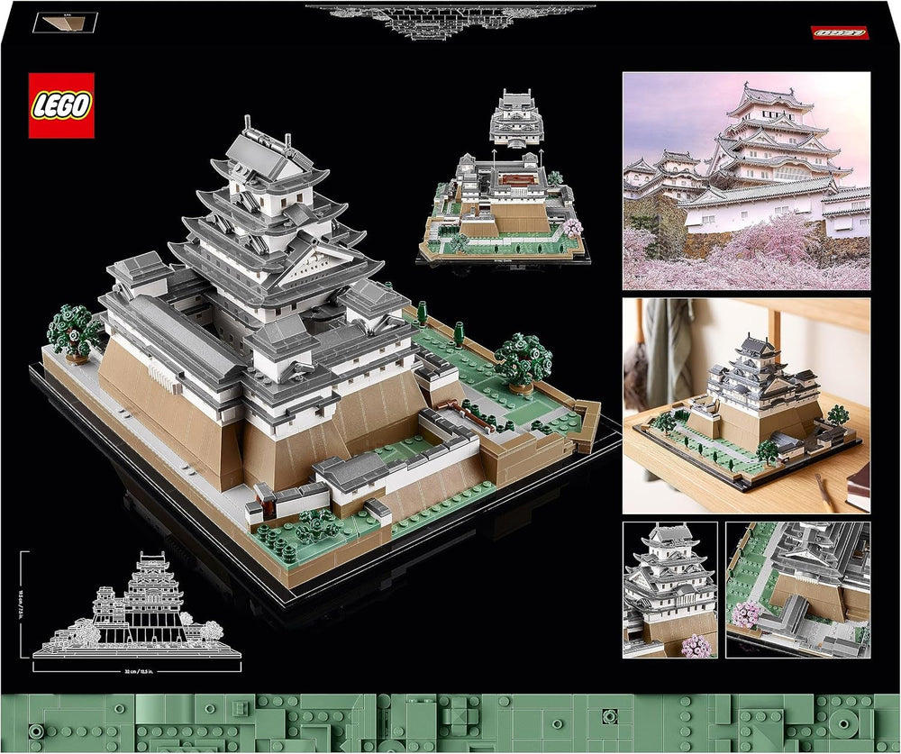 LEGO Architecture Château de Himeji, kit de modèle adulte, collection Landmark, ensemble de fans de jardinage créatif et de culture japonaise avec cerisier en fleurs, cadeau pour lui et elle 21060 Ensembles de construction Besuche den LEGO-Store