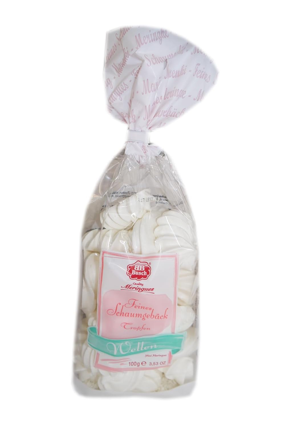 Guimauves fines, blanches et ondulées, de qualité, 100 g