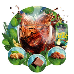 Café moulu Brazilliana Toucano 1 kg | 100% Arabica | avec des notes de noix, de chocolat et de raisins secs | torréfaction moyenne, faible acidité | pour machines à expresso | Torréfaction de café Blue Orca