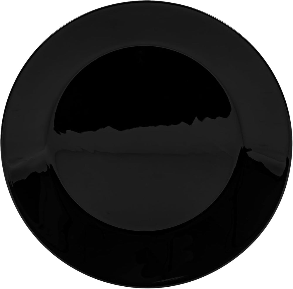 Service de table pour 6 à 18 pièces – Service de table en verre opale – Service de table noir – Service de bol et d'assiettes – Vaisselle moderne – Assiettes – Service de table – Service de table pour 6 personnes