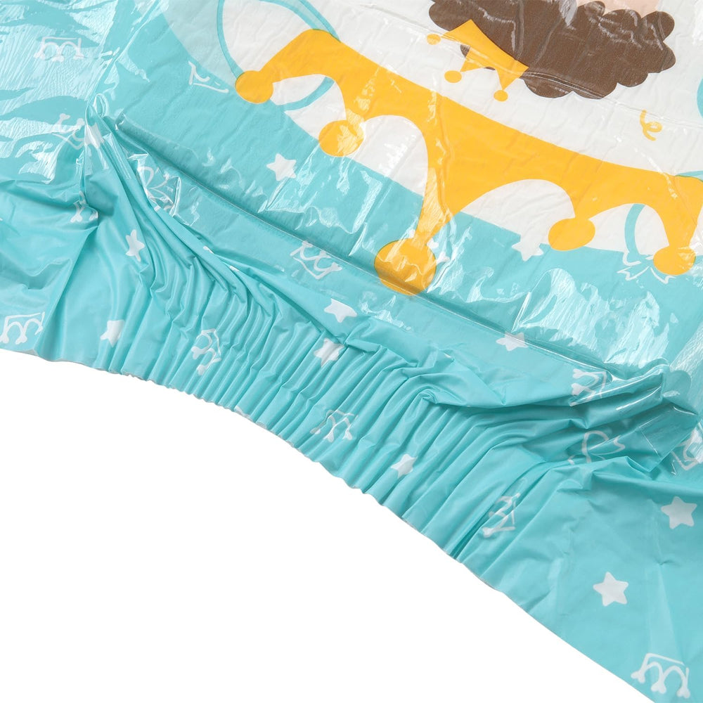 CutiePlusU Lot de 2 couches jetables pour incontinence avec rabats pour femmes et hommes, absorption maximale pendant la nuit – Petit Prince (moyen 71-96 cm)