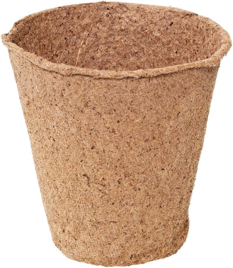 Ghivece Dehner pentru răsaduri, rotunde, Ø 6 cm, 96 bucăți, maro