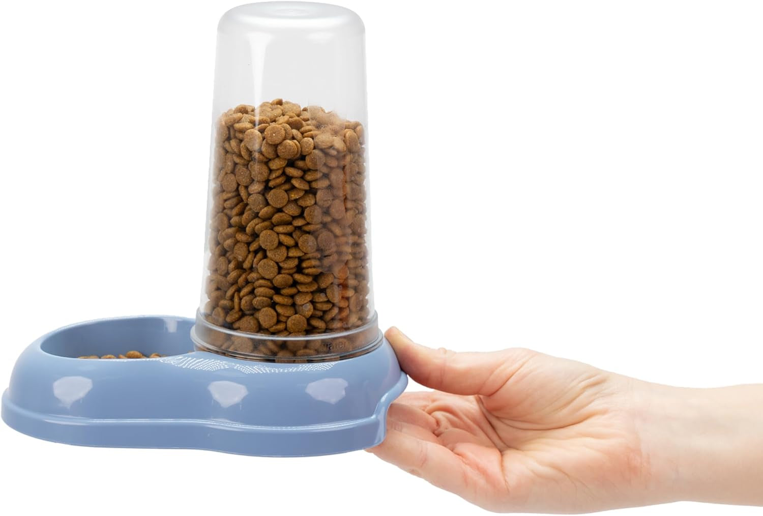 Ferplast Futter- oder Wasserspender für Hunde und Katzen AZIMUT 600 Futtertrog Water 0,6 Litre, Rutschfester Boden, 12,5 x 19 x H 19,5 cm Bleu