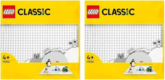 LEGO 11026 Placă de construcție albă clasică, placă de bază pătrată cu 32X32 adâncituri ca seturi de bază, jucărie de construcție (pachet de 2) Seturi de constructie Besuche den LEGO-Store Titlu implicit