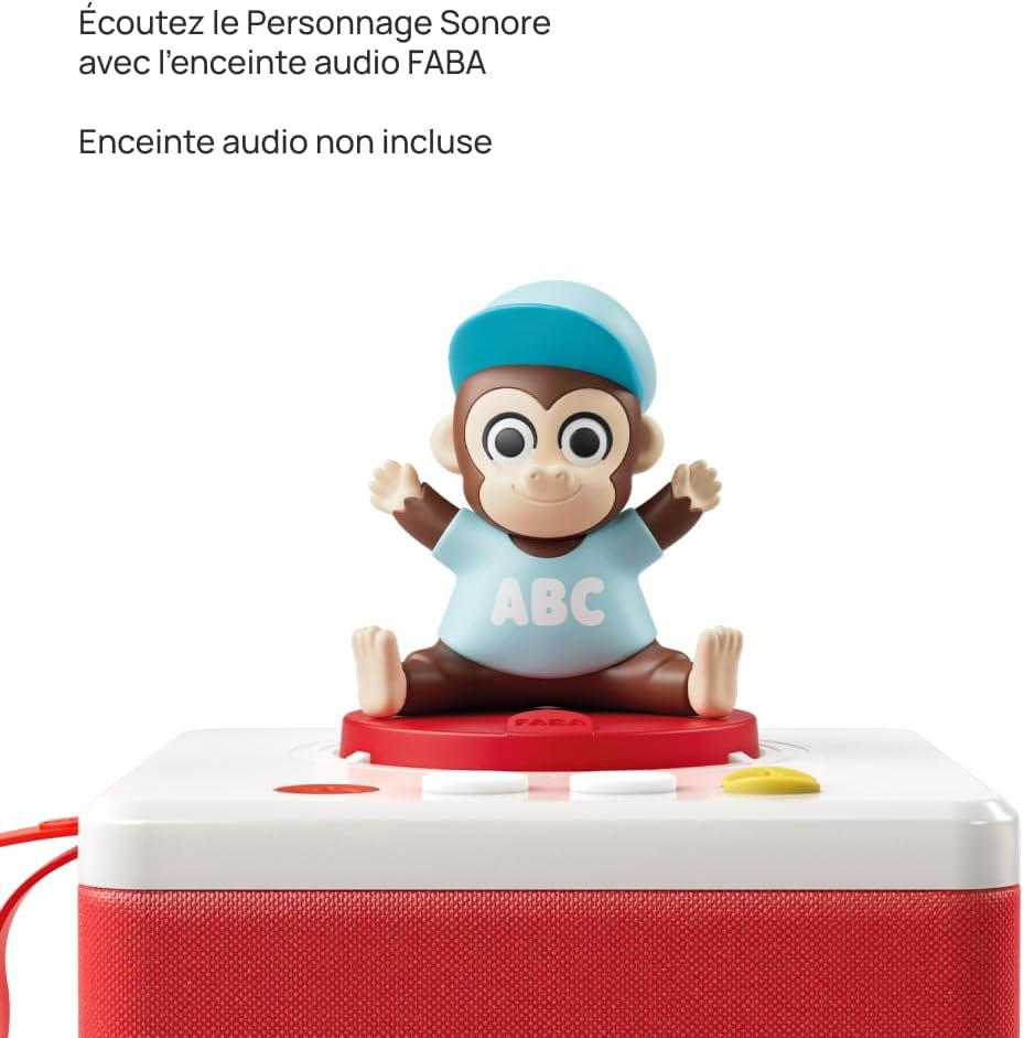 Figura sonoră, Maestrul Gorilă și versurile sale, muzică, cântece și sunete, copii 2-4 ani, versiunea franceză Jucarii Bebe Naty Shop