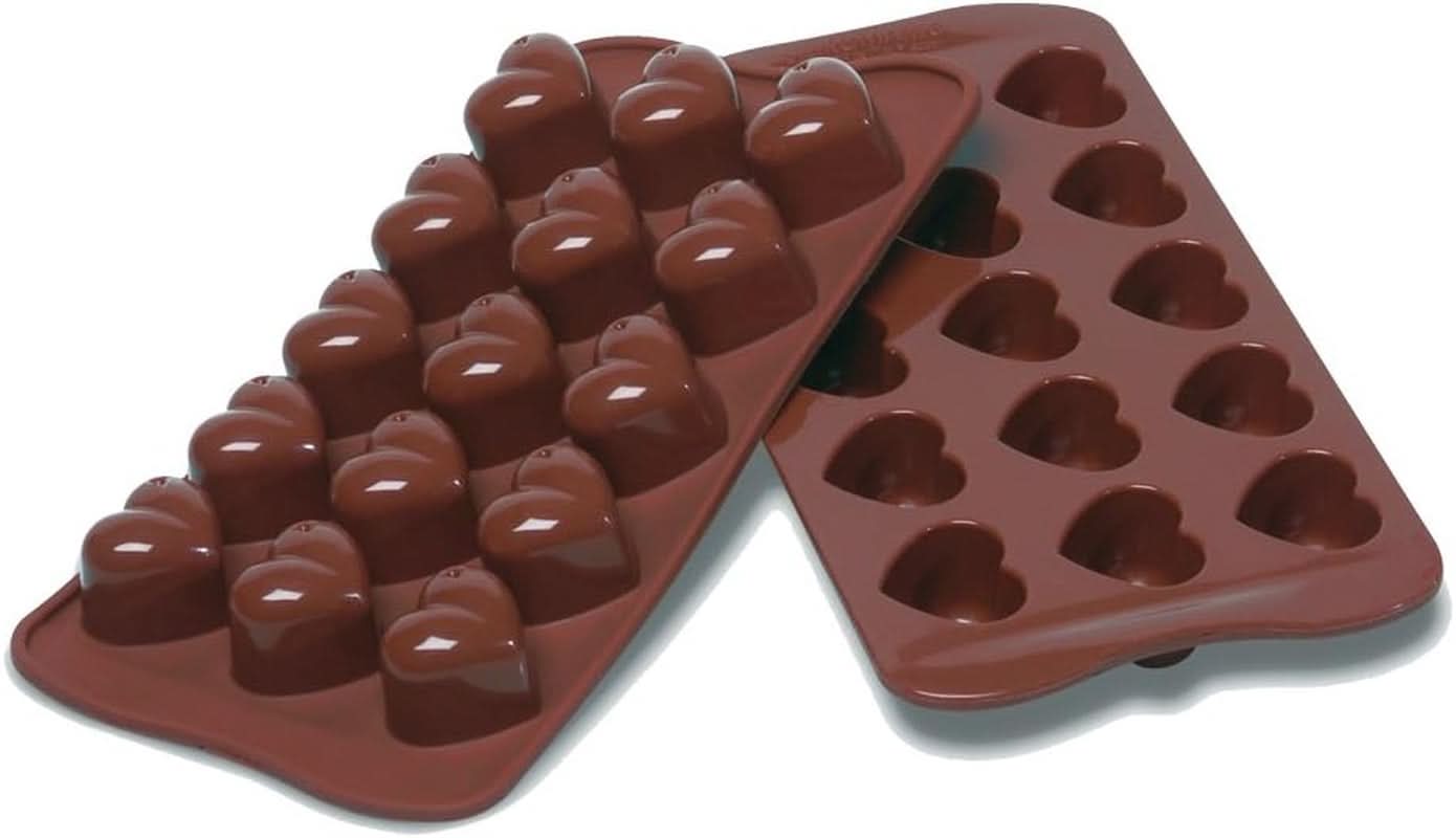 Silikomart 194690, Pralines Chocolat, Coeur, 15 modèles Cuisine Naty Shop Coeurs