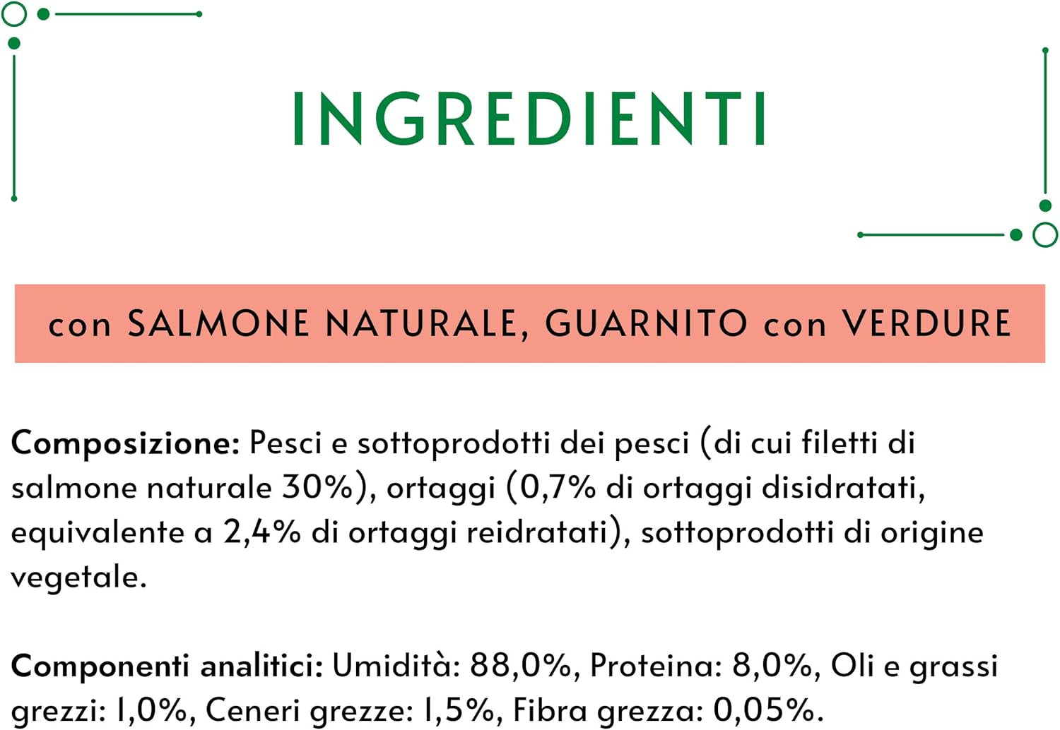 Crystal Delicate Suppenfond für die Katze, mit natural lachs, garniert mit Gemüse, 40 g, 32 Stück