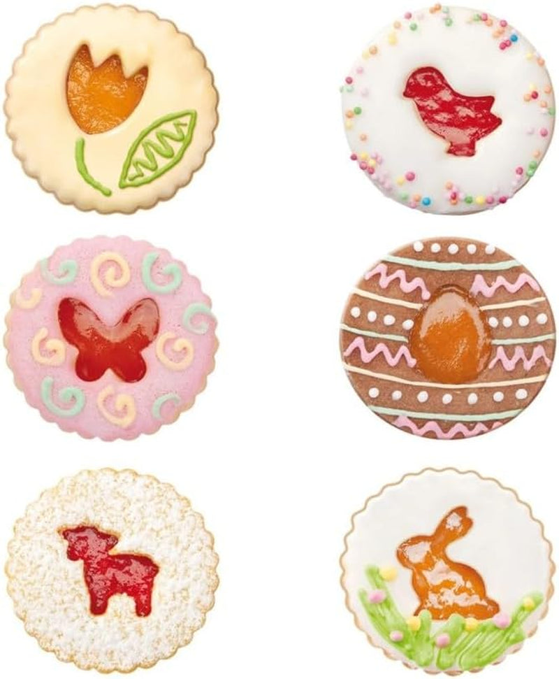 Boîtes à biscuits de Pâques Tescoma pour biscuits Linzer DELÍCIA, 8 pièces.