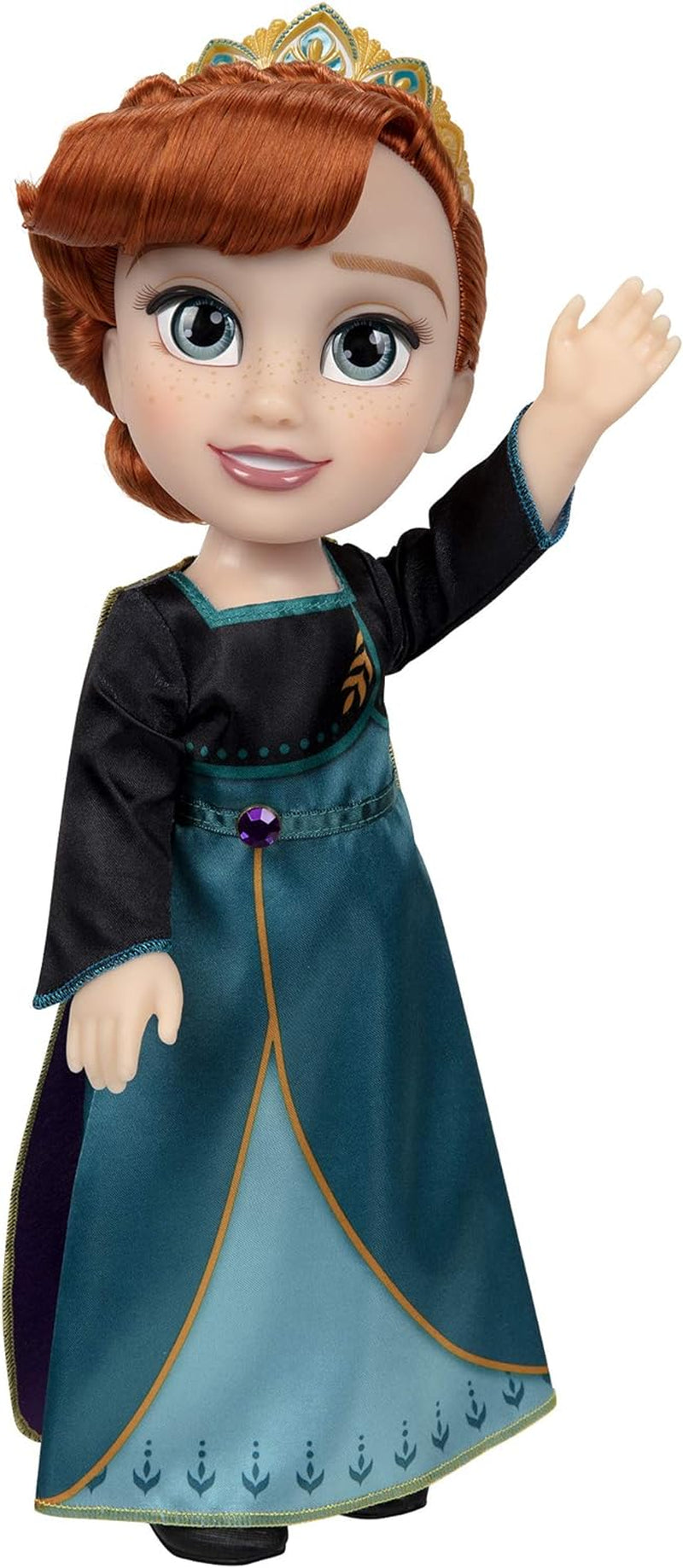 Poupée Anna Disney La Reine des Neiges 2 - une poupée articulée de 35 cm de haut dans une robe tendance emblématique avec l'écusson Arendelle et un diadème pour plus de plaisir, pour les filles âgées de 3 ans et plus