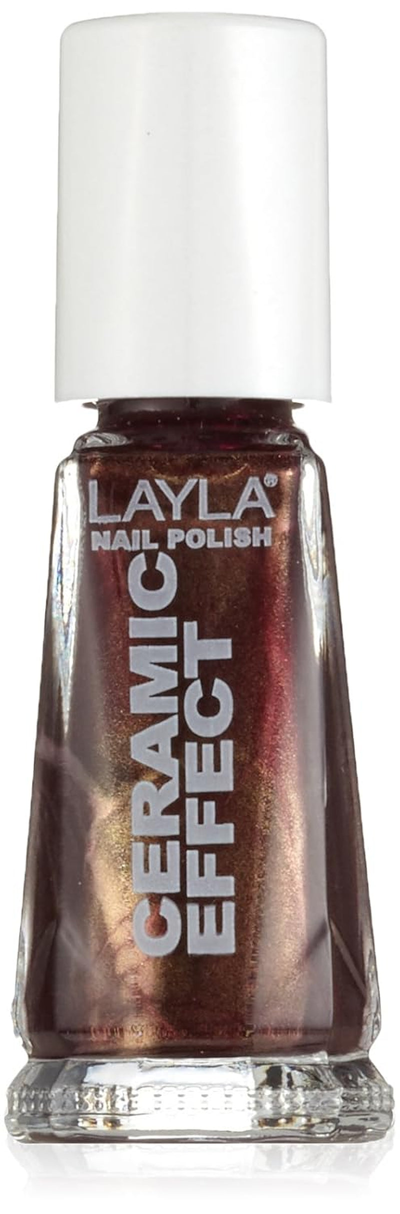 Cosmetics 1243R23-109 Vernis à ongles effet céramique - orange fluo, 1er pack (1 x 0,01 l)