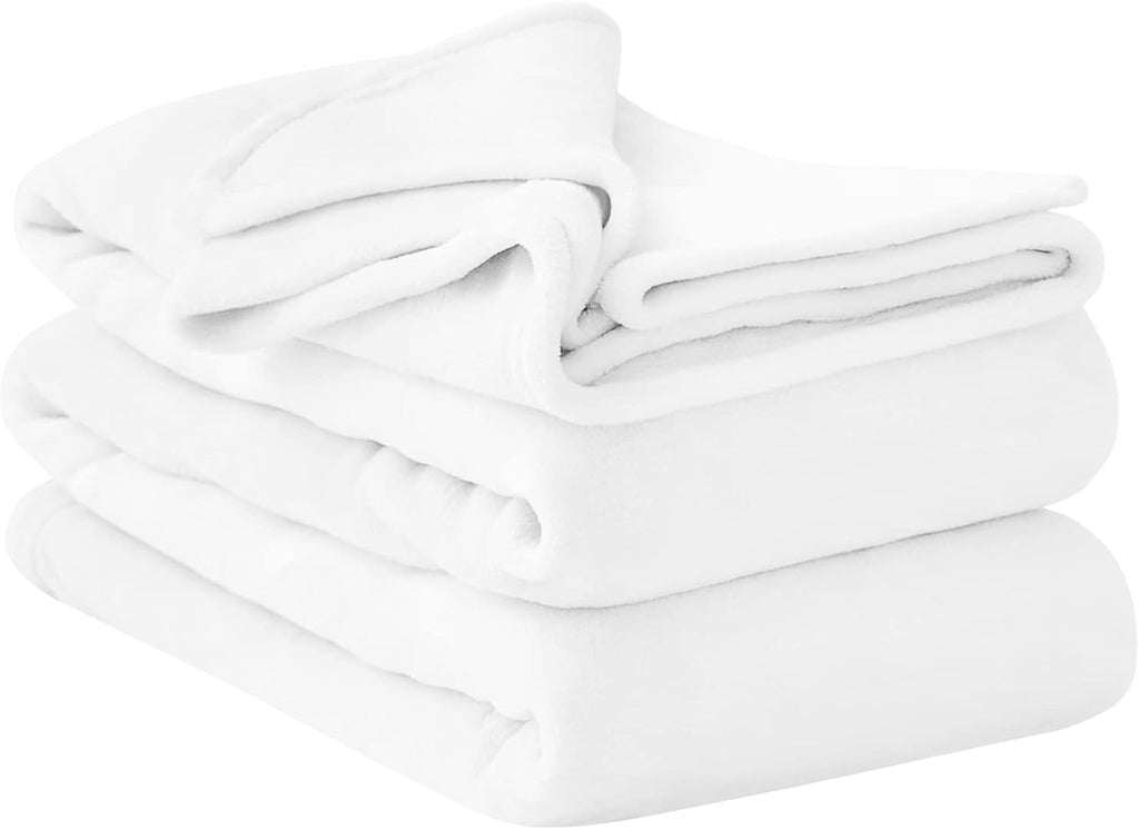 Aisbo Cuddly Blanket Fluffy Blanket Grey - Fleece Blanket 150X200 Cm XL Warm Sofa Blanket, Cosy Living Blanket Light Grey Soft As Living Room Blanket Couch Blanket For Winter Paturi si Cuverturi Besuche den Aisbo-Store Alb 230 X 270 Cm