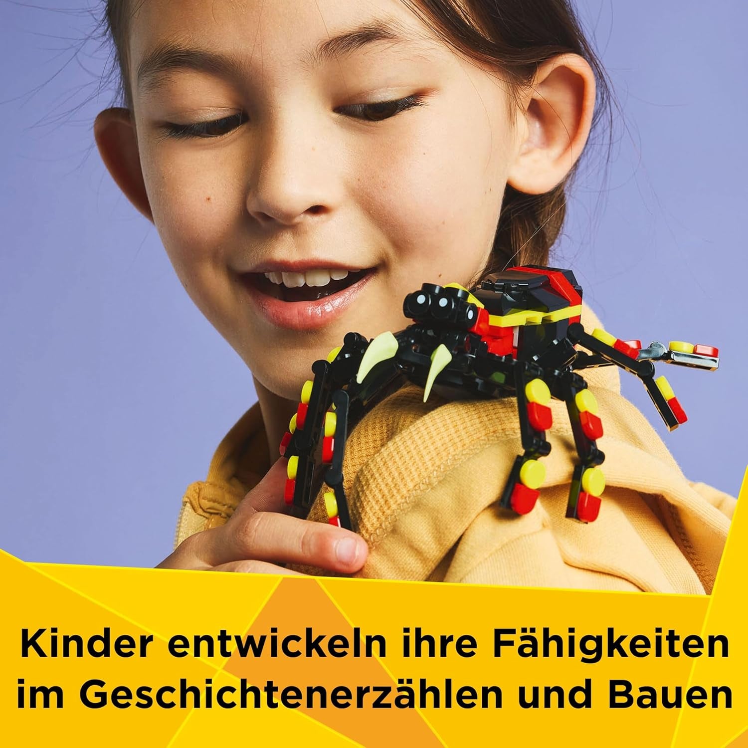 LEGO Creator 3in1 Wilde Tiere : Überraschungspinne - Spielzeug zum Bauen in a eine Skorpion Figur ord Schlange - Bauset mit 3 Modellen - Geschenk für Young and Mädchen ab 7 Jahren 31159