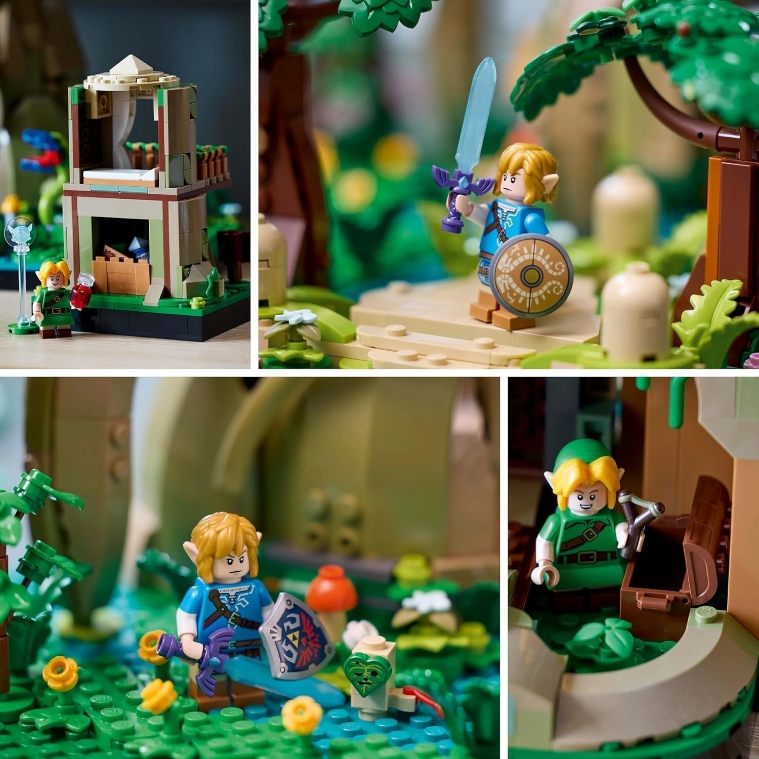 LEGO The Legend of Zelda Deku Tree 2-In-1 - pièce de collection avec princesse Zelda et 3 figurines Link - jeu de construction pour adultes et idée cadeau pour les fans de jeux vidéo - 77092 Jeux de construction Besuche den LEGO-Store