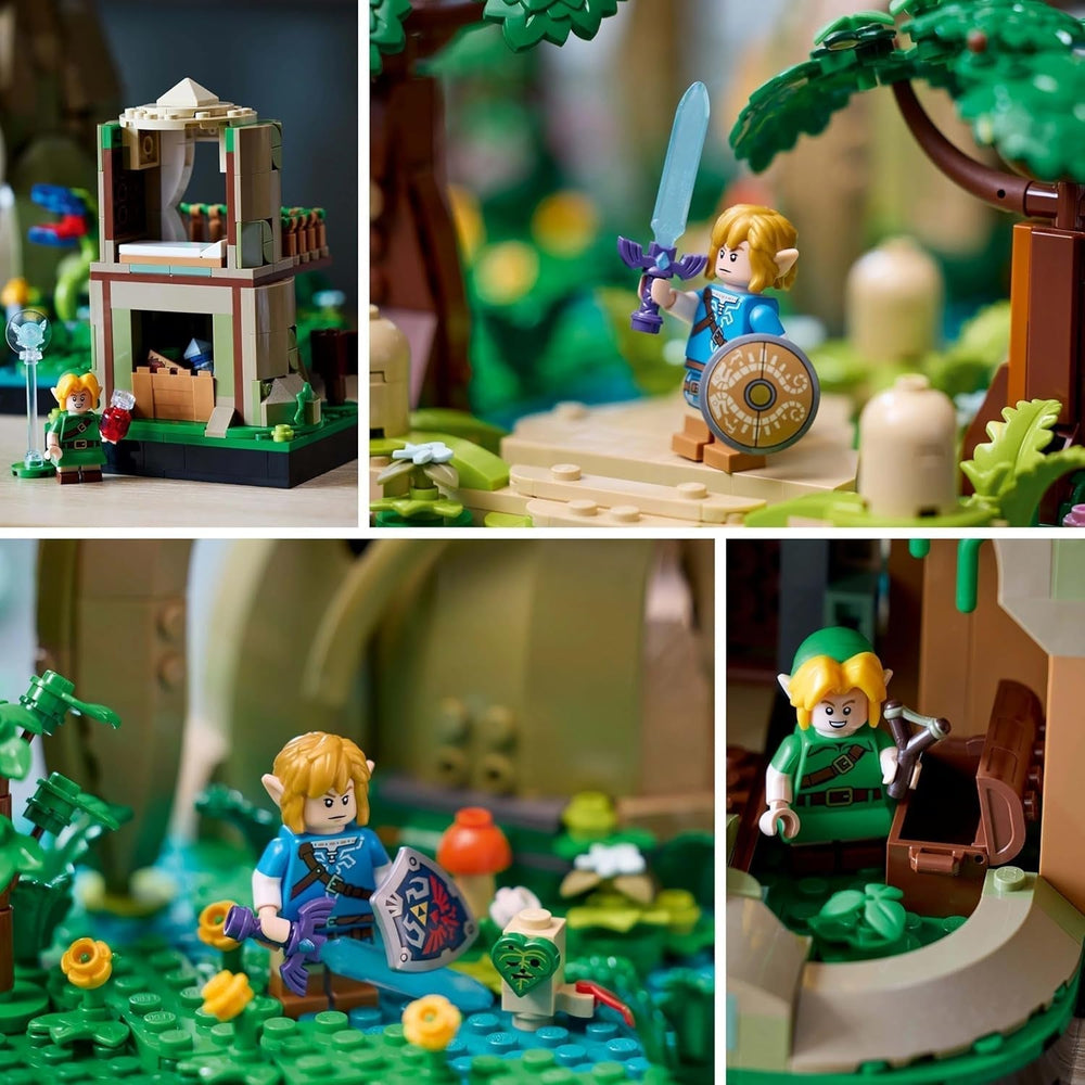 LEGO The Legend of Zelda Deku Tree 2-In-1 - pièce de collection avec princesse Zelda et 3 figurines Link - jeu de construction pour adultes et idée cadeau pour les fans de jeux vidéo - 77092 Jeux de construction Besuche den LEGO-Store