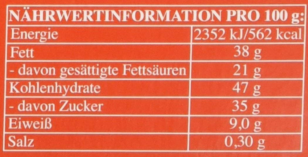 Küfferle langues de chat 10x75g multipack, chocolat au lait, 10 pièces