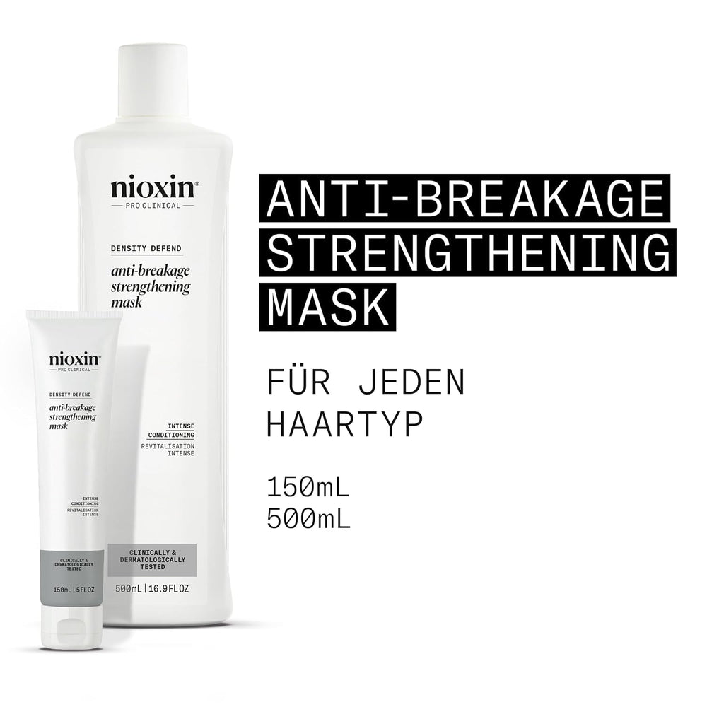 Nioxin Density Defend Anti-Breakage Strengthening Hair Mask - Masque capillaire hydratant contre la casse, soin capillaire sans rinçage à la vitamine C Masque capillaire Naty Shop