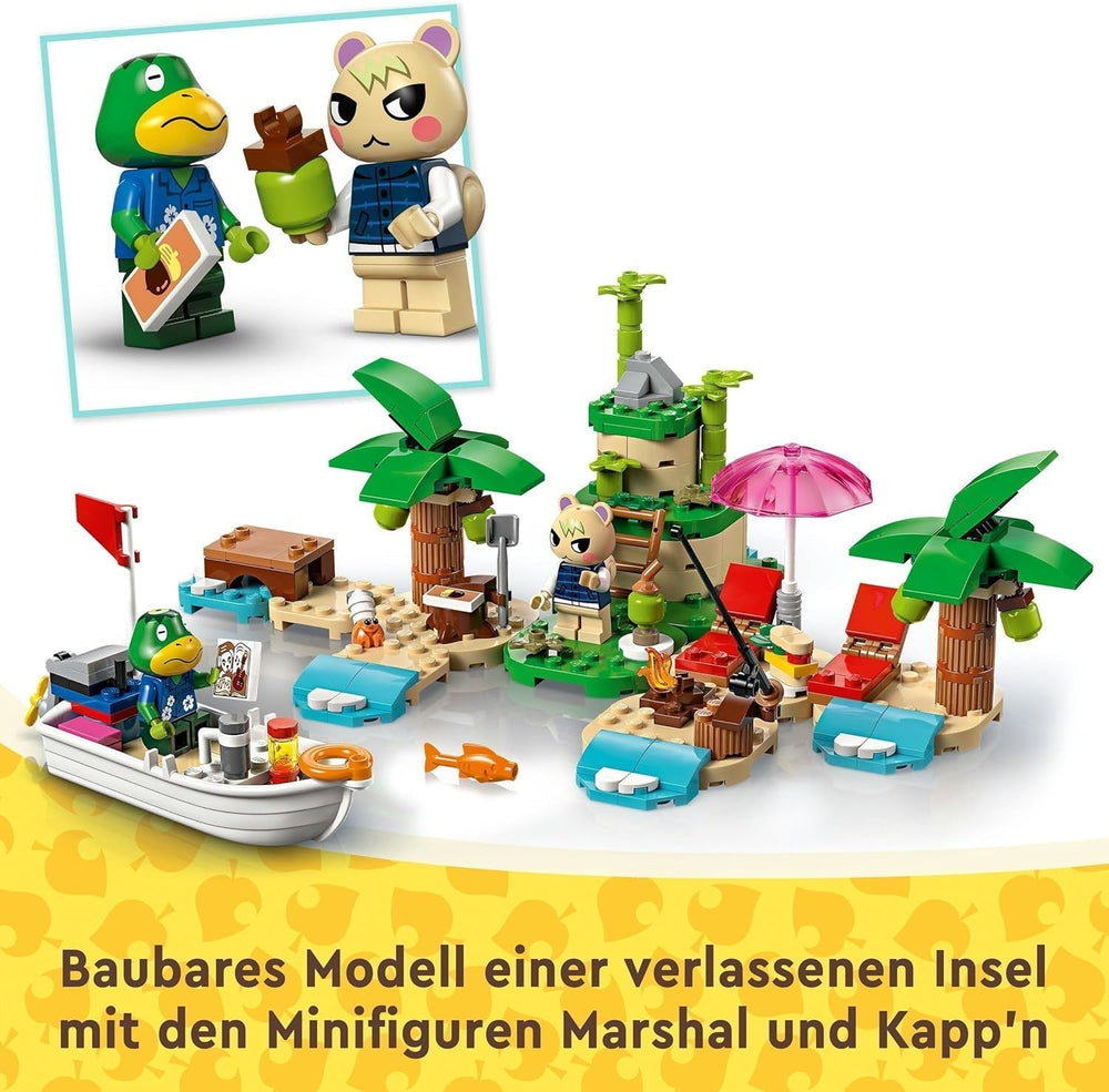 LEGO Animal Crossing Käptens Island Boat Tour, jouet créatif pour enfants avec 2 figurines de la série de jeux vidéo dont Huschke, cadeau pour filles et garçons à partir de 6 ans 77048 Jeux de construction Besuche den LEGO-Store