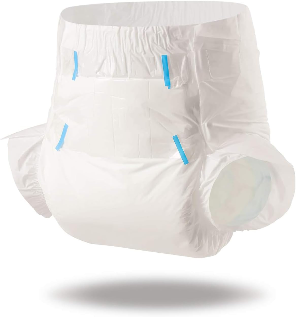 CutiePlusU Couches pour adultes, surface sèche, absorption maximale pendant la nuit, couches jetables pour incontinence – bleu, rose, blanc, lot de 3 (moyen 71-96 cm)