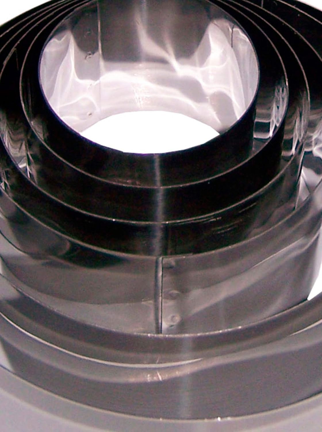 Lot de 6 cercles à dessert Fackelmann, professionnels, acier, argent