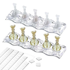 Kit de conception d'ongles - Main d'entraînement haut de gamme pour ongles en gel, accessoires pour ongles et ensemble d'ongles artificiels - Ensemble d'ongles en gel polyvalent et accessoires de nail art