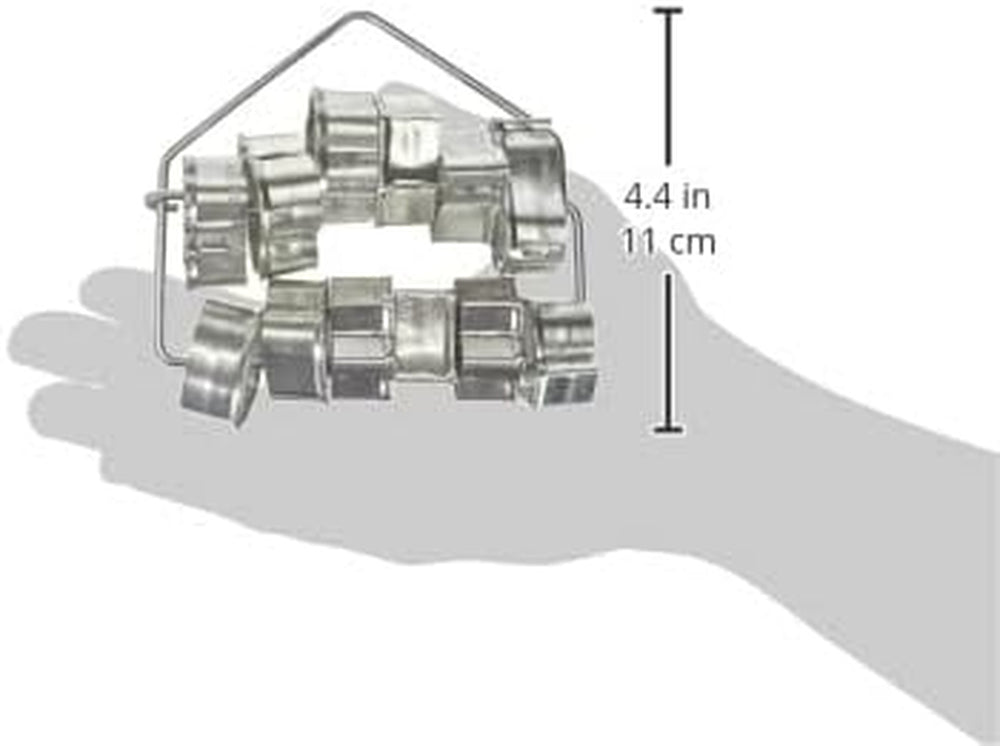 Zenker 7733 Ensemble de moules à biscuits, 12 pièces, pâtisserie