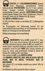 Nestlé CINI MINIS, Muesli à la cannelle, 37% de grains entiers vitaux, avec vitamines, calcium et fer, flocons croquants, paquet de 7 (7x375g)