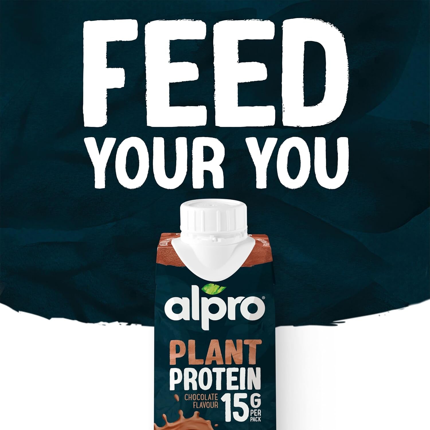 Alpro Proteindrink Schokoladengeschmack – Vegan et milchfree – Ohne Süßstoffe – Von Natur aus lactosefrei – Reich an Ballastsstoffen, Calcium et Vitaminen – 15 x 250 ml – Haltbar