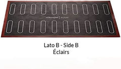 Silikomart Professional, Tapis Silicone Micro-perforé Cuisson Eclair Deux Filles 58,3 x 38,4 cm Cuisine Naty Shop