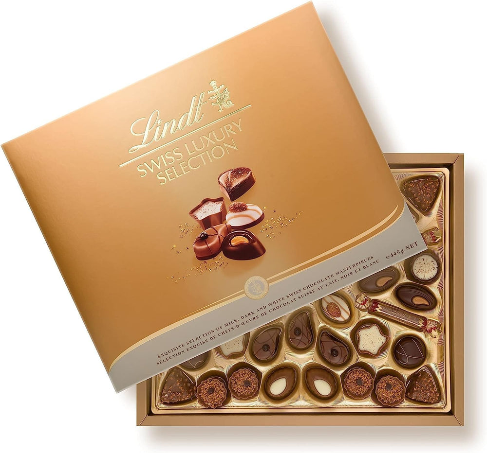 Chocolats Lindt - Sélection de luxe suisse (445g)