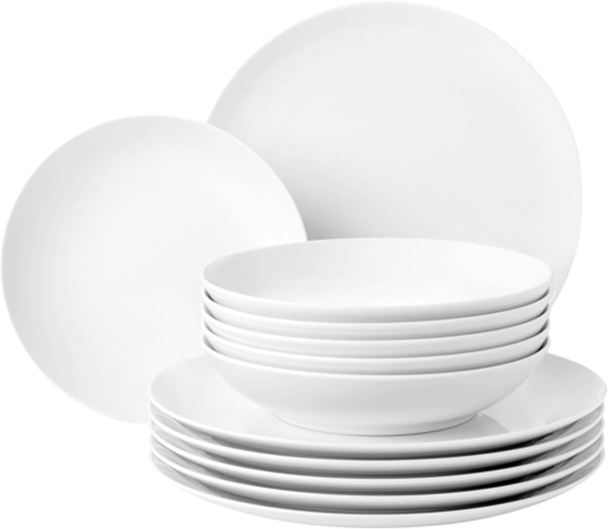 Seltmann Weiden service de table 12 pièces | Liberté blanc