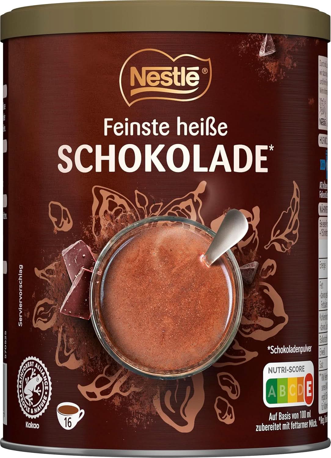 Chocolat chaud Nestlé Finest, 1 paquet (1 X 250G) Cacao et chocolat chaud Naty Shop 250 grammes de chocolat