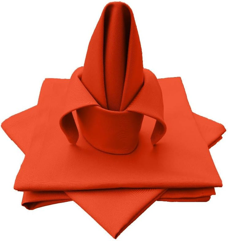 Lemos Home Șervețel de masă din țesătură de înaltă calitate 4 bucăți 100% bumbac Colecție Concept, culoare și dimensiune selectabile (Set de 4 șervețele din țesătură - 45X45Cm, roșu)