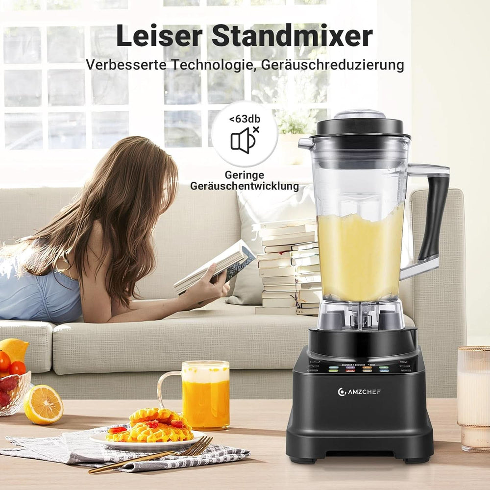 Blender AMZCHEF, 8 menus intelligents et 10 vitesses, écran tactile LCD Cuisine Naty Shop