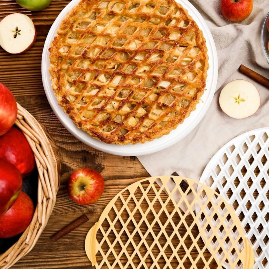 Boîte à biscuits Tescoma, plastique, blanc/jaune, 34 x 33 x 1,8 cm