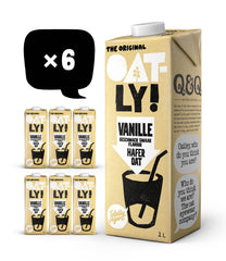 Oatly Haferdrink Vanille 1L (paquet de 6)
