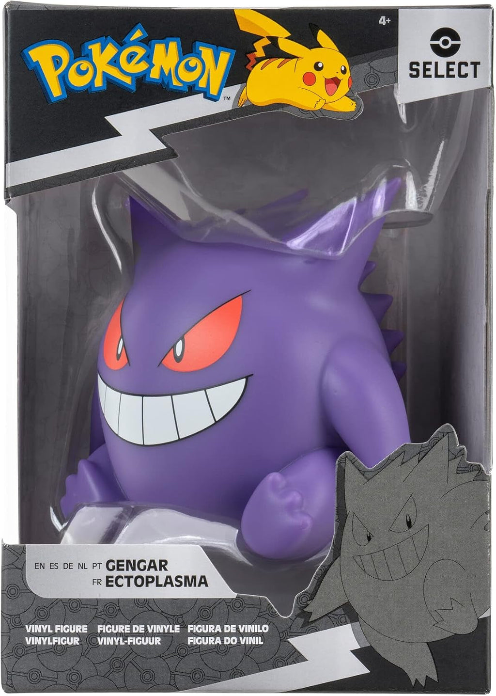 Pokémon PKW3388 - Figurină de vinil - Gengar, Figurină oficială de colecție, 10Cm Action figures Naty Shop Gengar