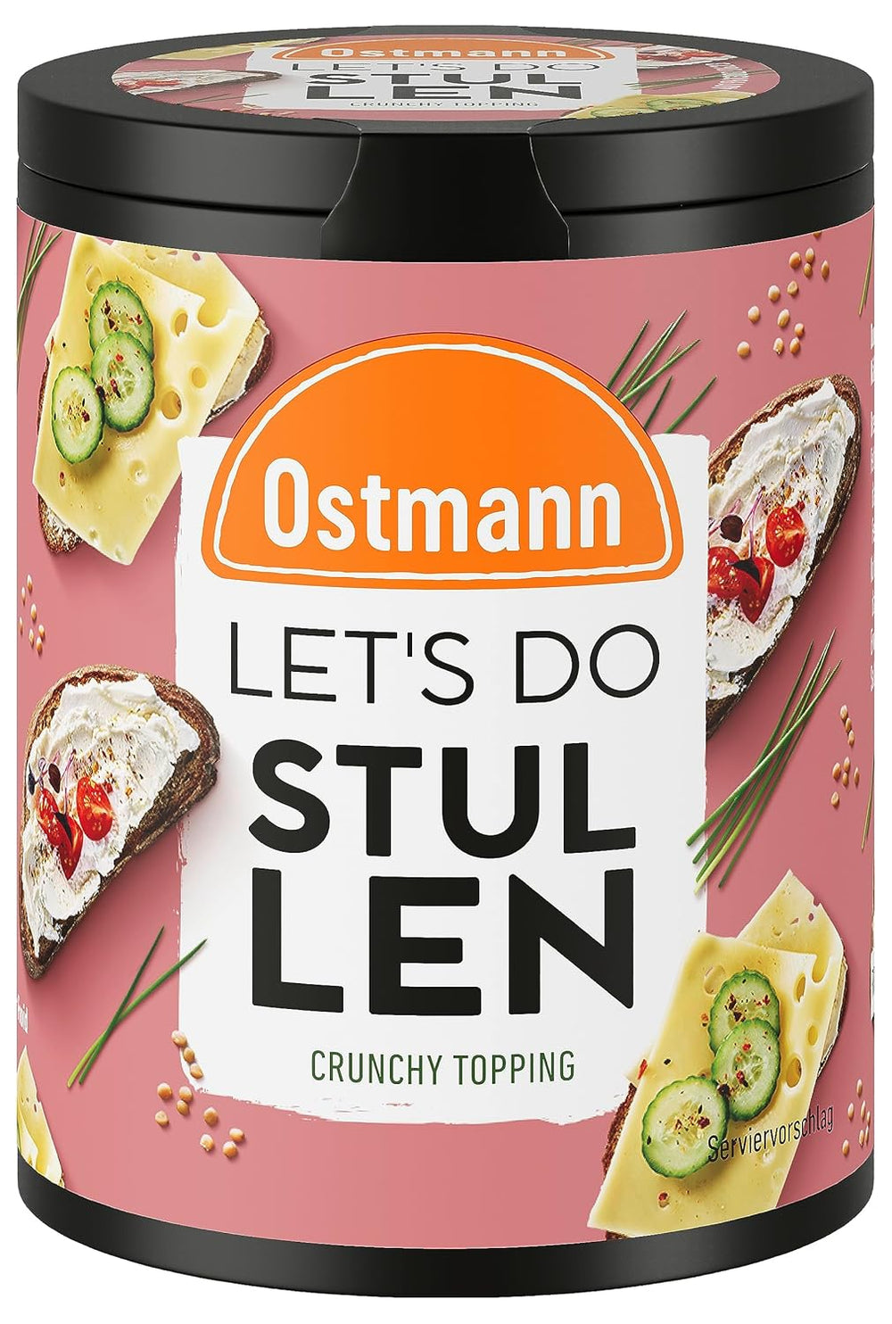 Ostmann Gewürze - Faisons de l'avocat | Gewürzsalz pour avocat, guacamole ou bols | Garniture croustillante avec gewürzen, kräutern et schwarzem sésame | 70 g dans une barre de recyclage Metalldose