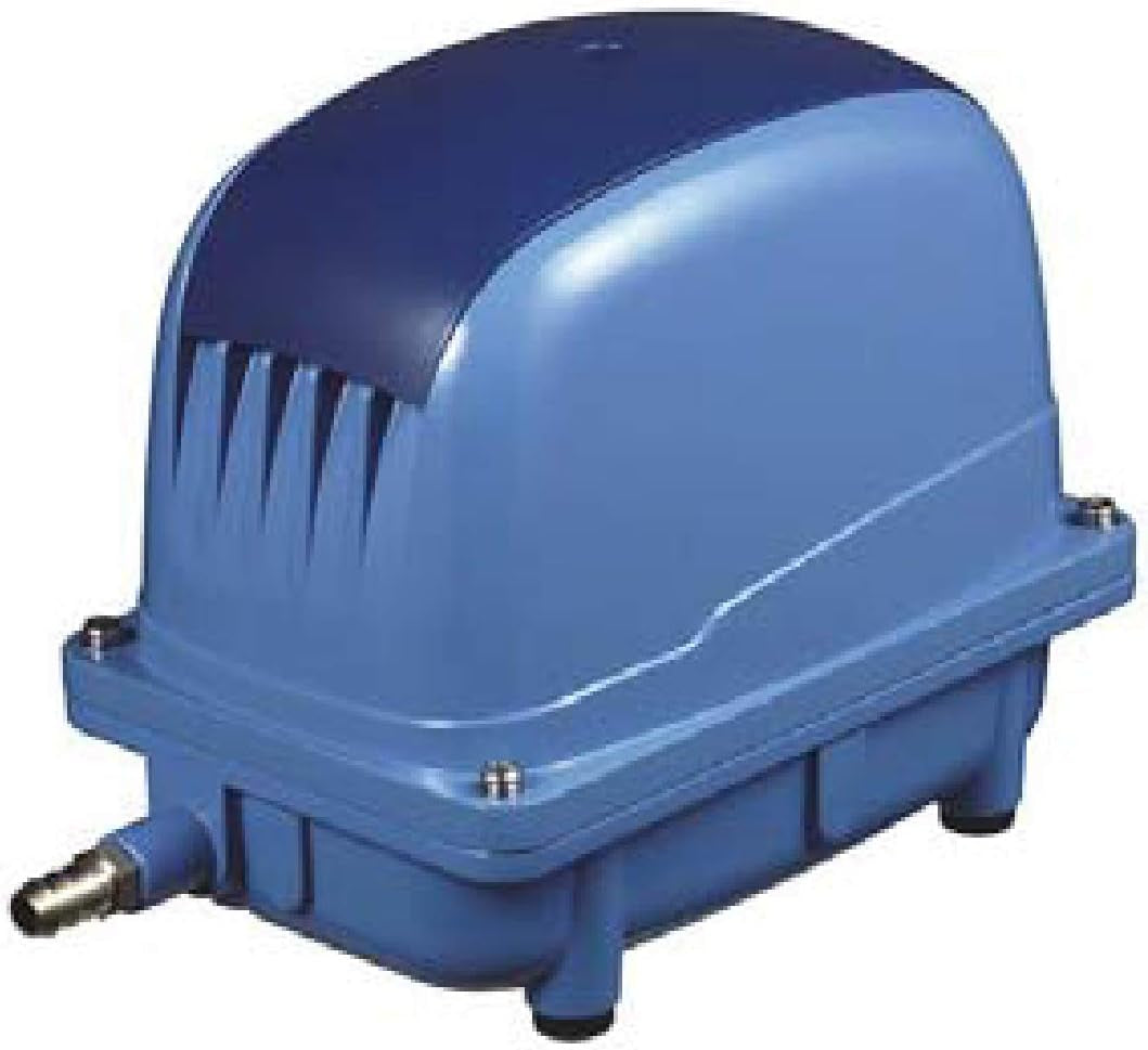 Pompe à air AquaForte AP-35 20 watts pression maximale 2,8 m convient aux piscines et étangs jusqu'à 18 m³ de poissons max. 15 000 litres, koi max. 7 500 litres, 2,7 kg, sortie 16,5 mm