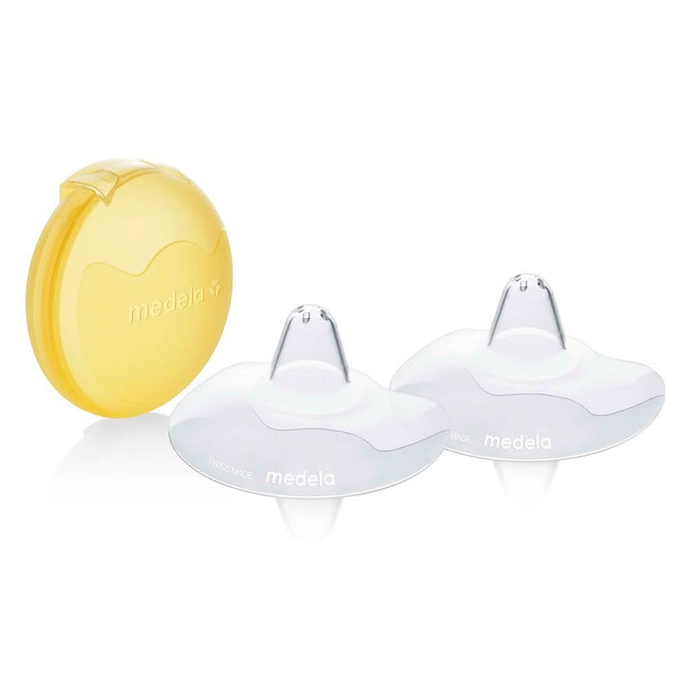Medela Contact Brusthütchen – Bpa-Frei – Aus Ultradünnem, Weichem Silikon – Inklusive 2 Brusthütchen Und Etui – 20 mm, Medium Accessoires Alimentation et Allaitement Baby Naty Shop L