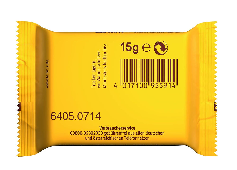 LEIBNIZ Biscuits au Beurre Original - Grand Paquet de 3 Biscuits au Beurre Emballés Individuellement (96 x 15g)