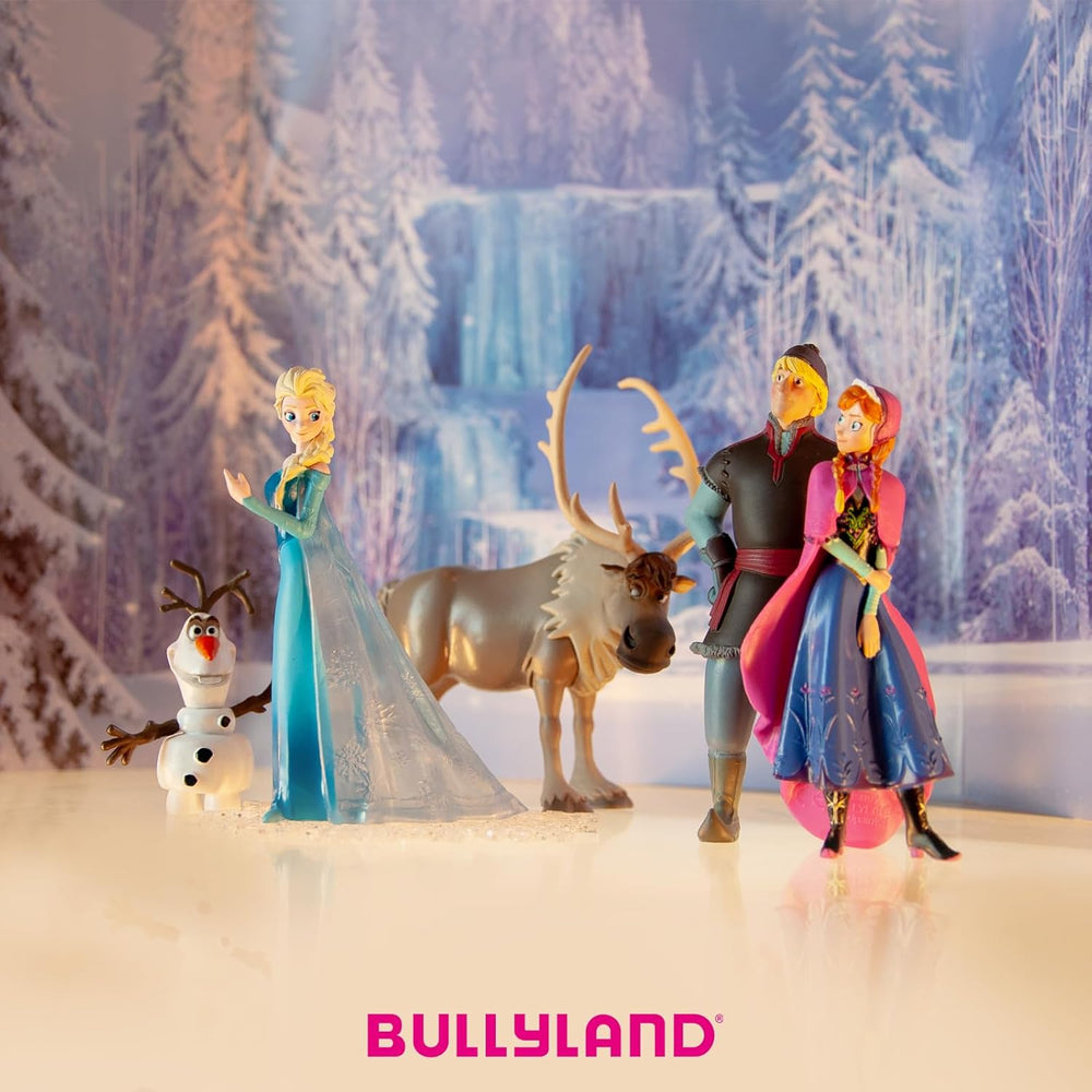 Bullyland 12961 - Spielfigur Elsa von Arendelle aus Walt Disney Die Eiskönigin, ca. 10,1 cm, detailgetreu, ideal als kleines Geschenk für Kinder ab 3 Jahren