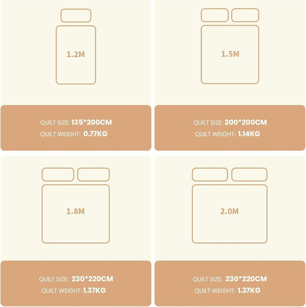 Good Nite Couette Double, 4,5 Tog, Couette D'été, Couette Double, Blanc, Couette, Polyester, Douce Et Légère Et Lavable En Machine Avec Bandes D'angle (Lit Double 200 X 200 Cm) Couvertures et couettes Naty Shop