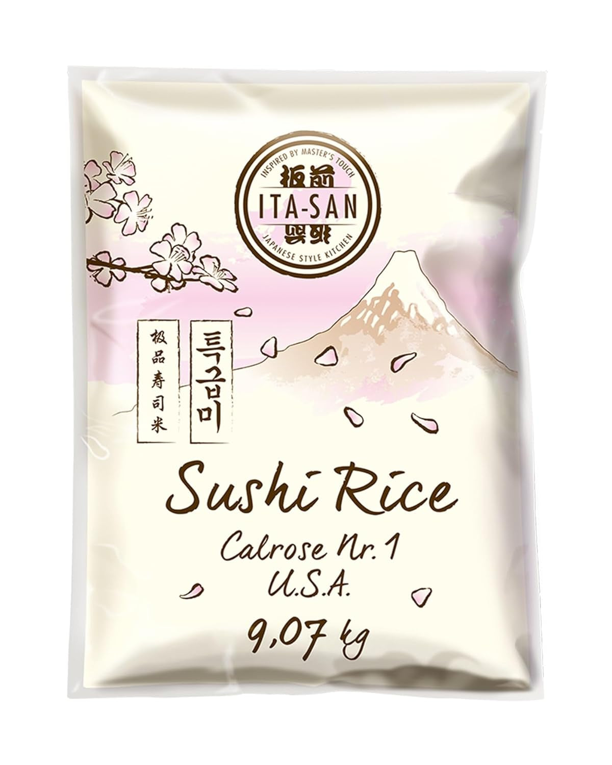 ITA-SAN Calrose / Riz pour sushi, 1 paquet (1 x 9,07 kg)
