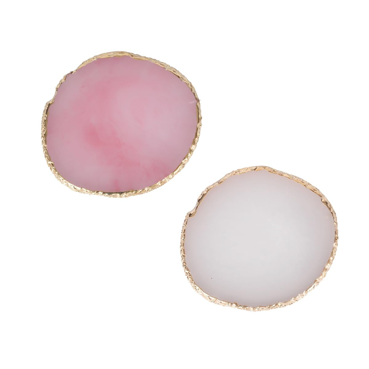 Palette de manucure en résine, 2 pièces, accessoires de manucure, palette de pierres précieuses, design de manucure, Nail Art, atelier de manucure (Liebe)